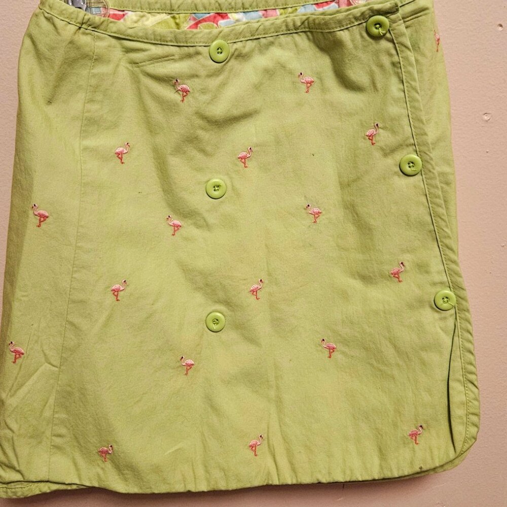 VINTAGE REVERSIBLE GYMBOREE WRAP STYLE SKIRT (GIRLS SZ 6)
